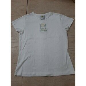 COZUMEL~ladies~EMBROIDERED/palm/TREES/ white /T/SHIRT! (M) "euc" @ REALLY/CUTE!